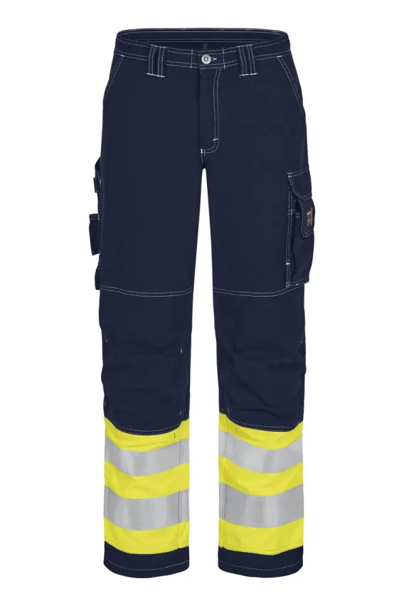 Vlamvertragende hi-vis broek